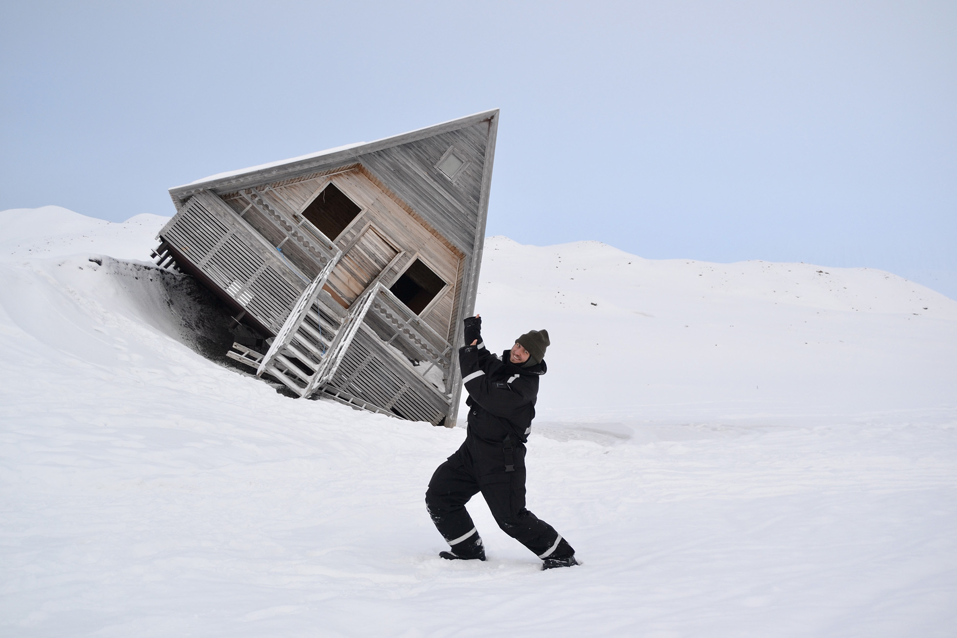 Svalbard - triangelhytta