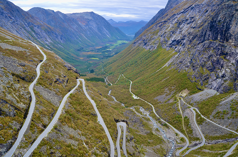 Trollstigen - høst